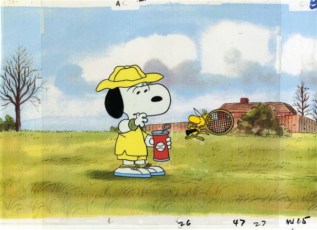 Snoopy and Woodstock Play Baseball, BRAND NEW Peanuts Animation