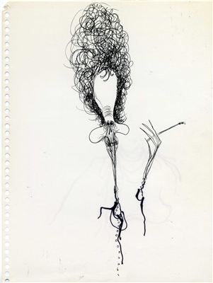 Tim Burton Original Drawing Artworks