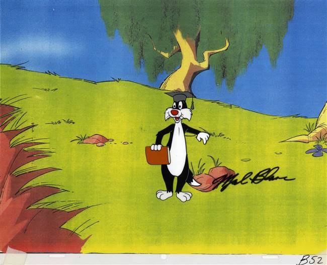 Looney Tunes Original Production Cel with Matching Drawing: Speedy