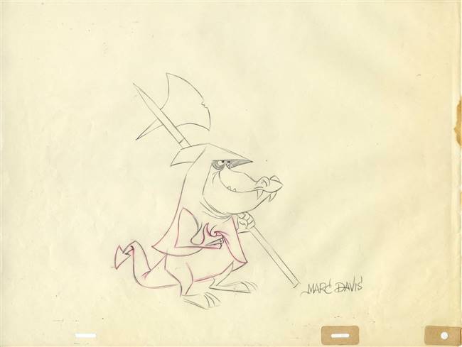 1959) United States Disney Original Production Drawings - Sleeping